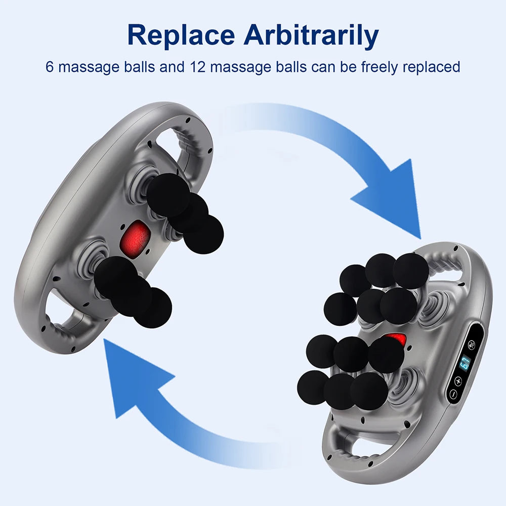 12-Head High-Frequency Massage Gun