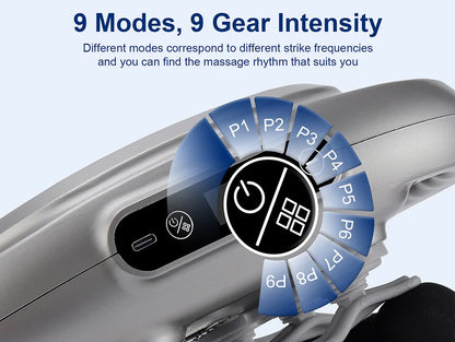 12-Head High-Frequency Massage Gun