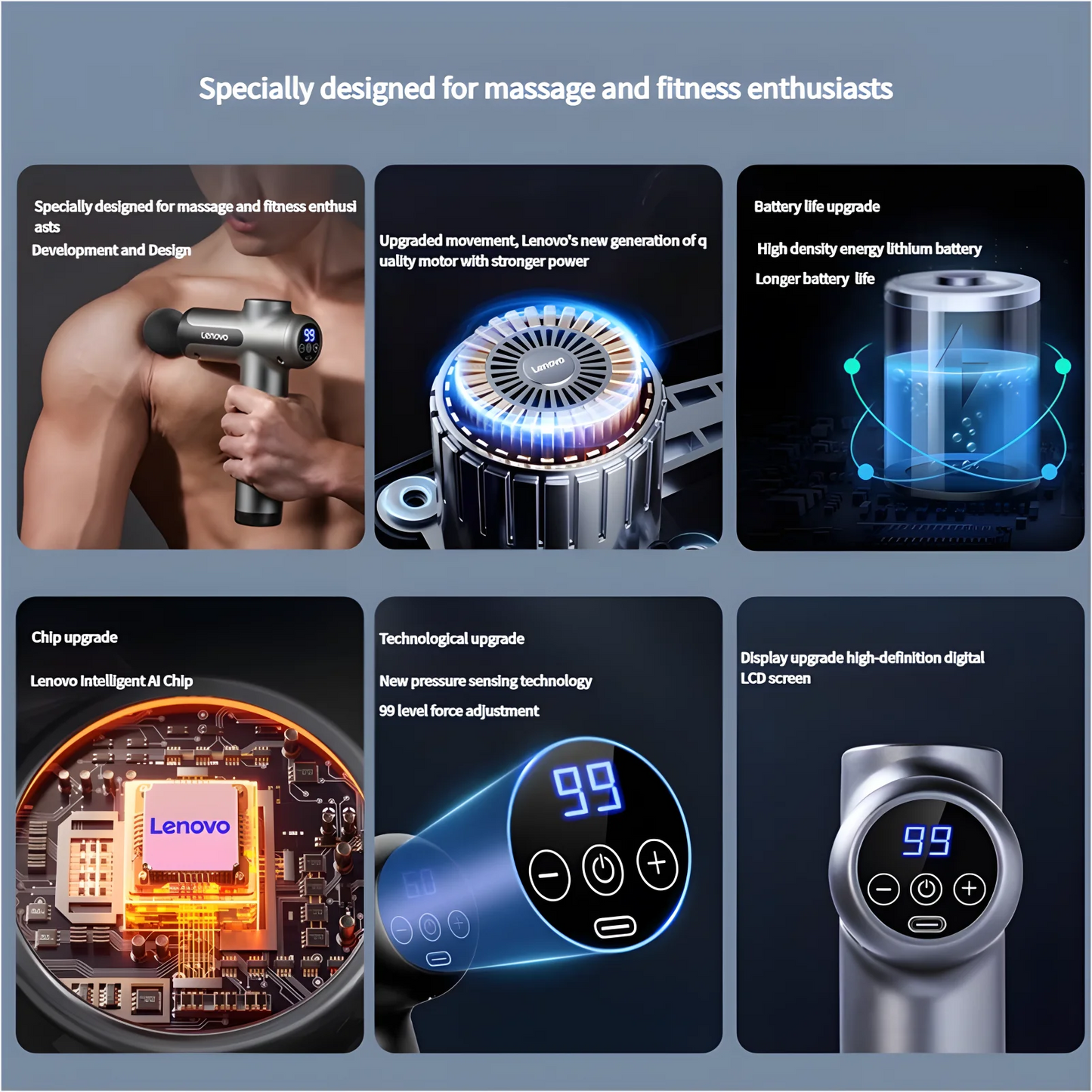 Lenovo N2/N3 Portable Massage Gun