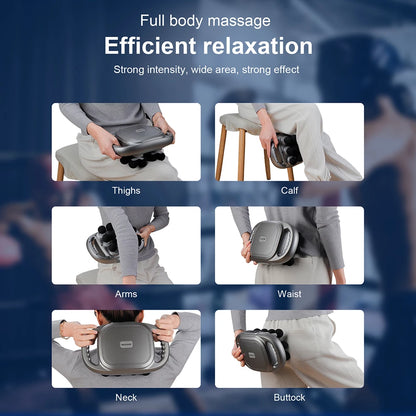 12-Head High-Frequency Massage Gun