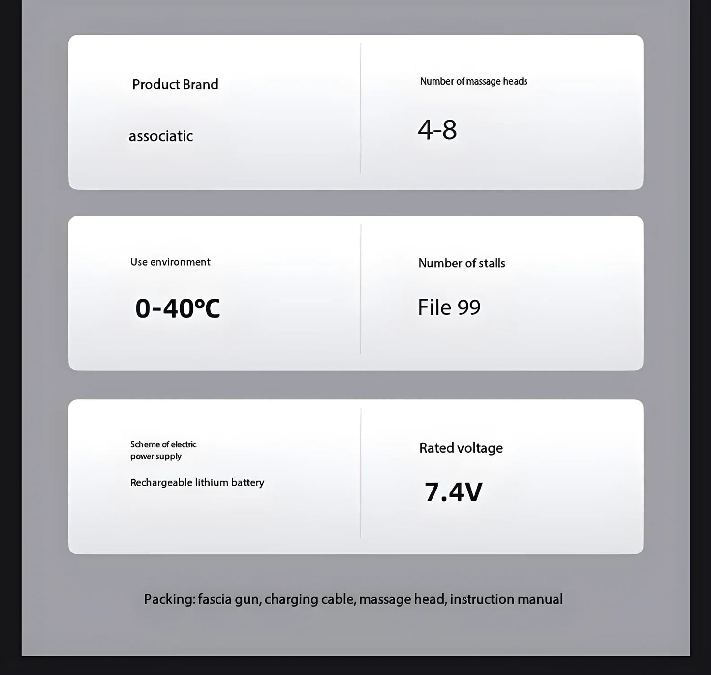 Lenovo N2/N3 Portable Massage Gun